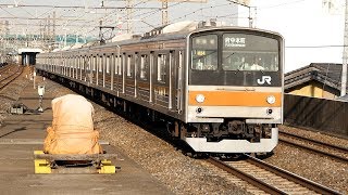 2018/02/19 武蔵野線 205系 M24編成 西浦和駅 | JR East Musashino Line: 205 Series M24 Set at Nishi-Urawa