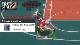 Freestyle2: How to i use Straight-line Drive Like +100 Speed