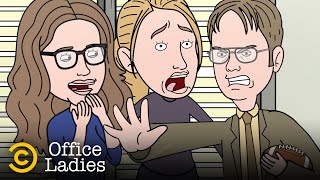 Why Angela Kinsey Will Never Forget Filming the “Dwight’s Speech” Cold Open - Office Ladies