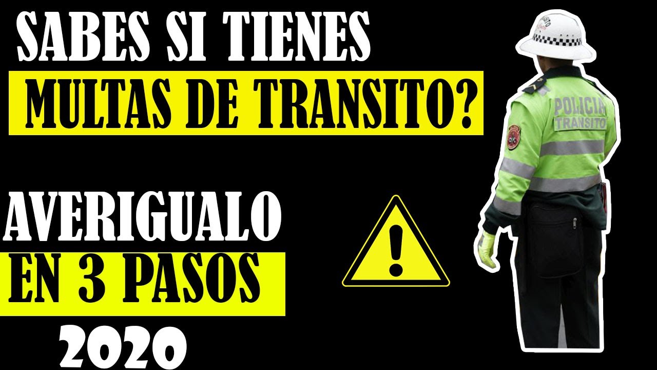 Como Saber Si Tienes Multas De Transito Papeletas En Pasos | The Best ...