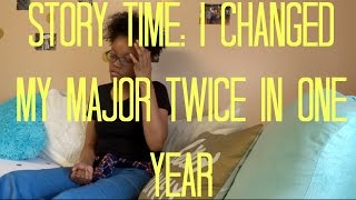 STORY TIME: I CHANGED MY MAJOR...TWICE! | ADVICE FOR PRE MEDS | #FRESHMEATMONTH