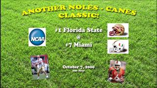 2000 Florida State @ Miami One Hour