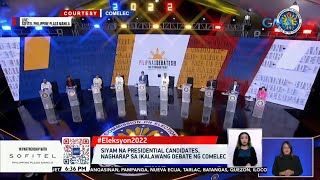 9 na presidential candidates, nagharap sa ikalawang debate ng Comelec | 24 Oras