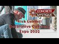 Rick Lobdell, of Concrete Mystique Engraving, putting in work at Decorative Concrete Expo 2022!