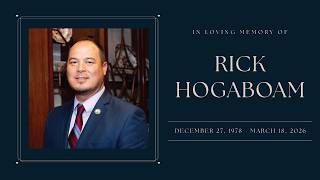 Mayor Rick Hogaboam Memorial Service