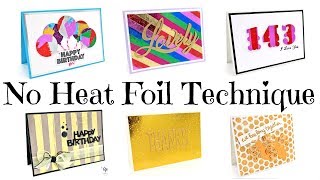 No-Heat Foil Techniques | How To Dry Foil