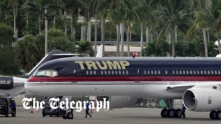 Donald Trump indictment: Former president leaves Mar-a-Lago to head for New York