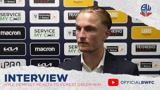 KYLE DEMPSEY | Midfielder on Forest Green Rovers victory