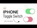 How to make toggle switch using CSS | jQuery toggle button  | 2021