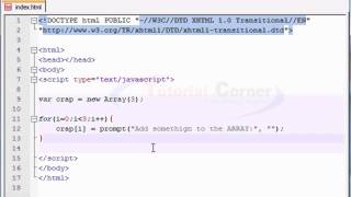 JavaScript Video Tutorial– 33/40. Add Array Elements Using a Loop