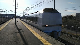 【2019/12/25】特急しらさぎ5号(名古屋→金沢･681系) 清洲駅通過