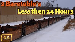 TWO BNSF Baretable Trains in Less Then 24 Hours | Hinckley Subdivision