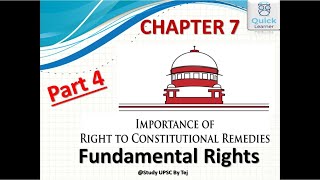 5 Types of Writs | Constitutional Remedies | Article 32 and Article 226 | part 4 | Study UPSC By Tej