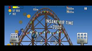 Hill climb racing-Rally Car on Roller Coaster Stage