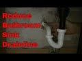 How To Reduce A Bathroom Sink Drainline: DIY Plumbing Videos How To Reduce A Bathroom Sink Drainline: DIY Plumbing Videos
