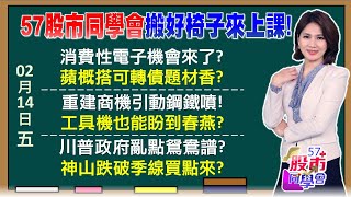 川普對等關稅4月才來？皇昌增資股上巿抽中該賣？中鋼量滾量一波拚解套？台指期結算後萬里無雲？台積電情人劫被亂點鴛鴦？川普嚇出季線甜甜價？《57股市同學會》陳明君 吳岳展 劉育綸 鄧尚維