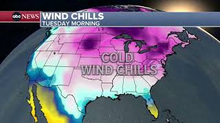 Extreme weather across US, from arctic blast to threat for wildfires