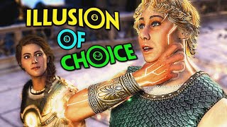 Worthless Choices: How to Antagonize or Befriend Hermes. Fate of Atlantis, Assassin's Creed Odyssey