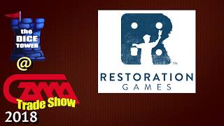 Restoration Games presents Down Force: Danger Circuit and Dinosaur Tea Party at GAMA 2018!