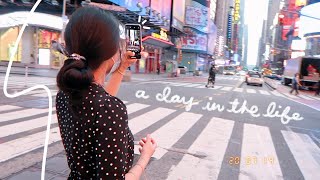 a day in the life in NYC: morning skincare, city reopening & 3 things I've learned