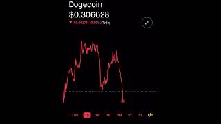 Dogecoin,is not having a great time falling off a cliff