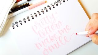 Letter with Me | Handlettering with Crayola Supertips Timelapse | Watch My Lettering Process