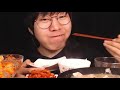 asmr* mukbang 뜨끈한~ 속이 든든한~ 순대국밥 먹방 soondae gukbap スンデクッパ cơm canh dồi trường ข้าวต้มซุนแด 米肠汤饭