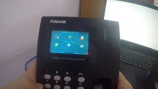 Connect and configure the Anviz C2 biometric device.