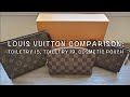 Louis Vuitton Classic Pouches - LV Toiletry 15, Toiletry 19 and Cosmetic Pouch Quick Comparison