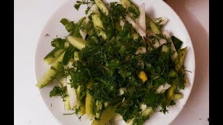 Cách làm món nộm dưa chuột giòn ngon không ra nước!