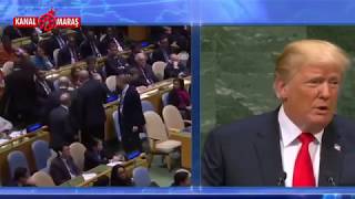 Erdogan walks off during Trump’s speech at UN General Assembly in NY