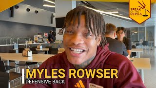 Get to know new ASU DB Myles \