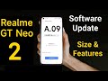 Realme GT Neo 2 Software Update Size & features 🔥🔥🔥#realmegtneo2