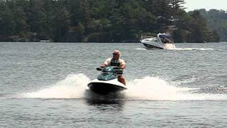 1996 Seadoo GTX AND Blowup Kids Seadoo - Lake Muskoka 2011