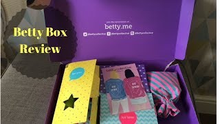 Betty Box Review and Unboxing