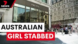 Shocking London stabbing attack on Australian girl | 7NEWS