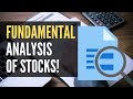 How to do fundamental analysis on stocks?- Animated