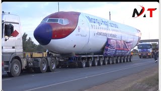 Drama,Joy,Excitement as Kenya Airways Donates an Aeroplane To Mang'u High School Aviation Department