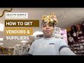 How to get VENDORS & SUPPLIERS , vendors you need to know before you open  your beauty supply store