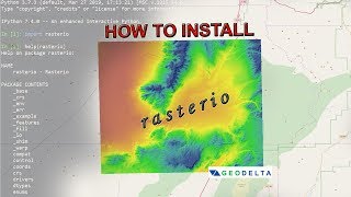 How to Install Rasterio Python Library (Using Anaconda Prompt)