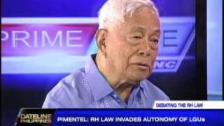 Pimentel: RH law invades autonomy of LGUs