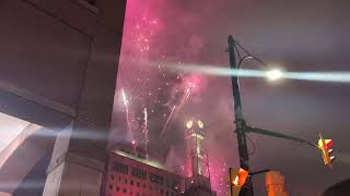 2025 New Year celebration Mississauga Ontario Celebration Square live footage!