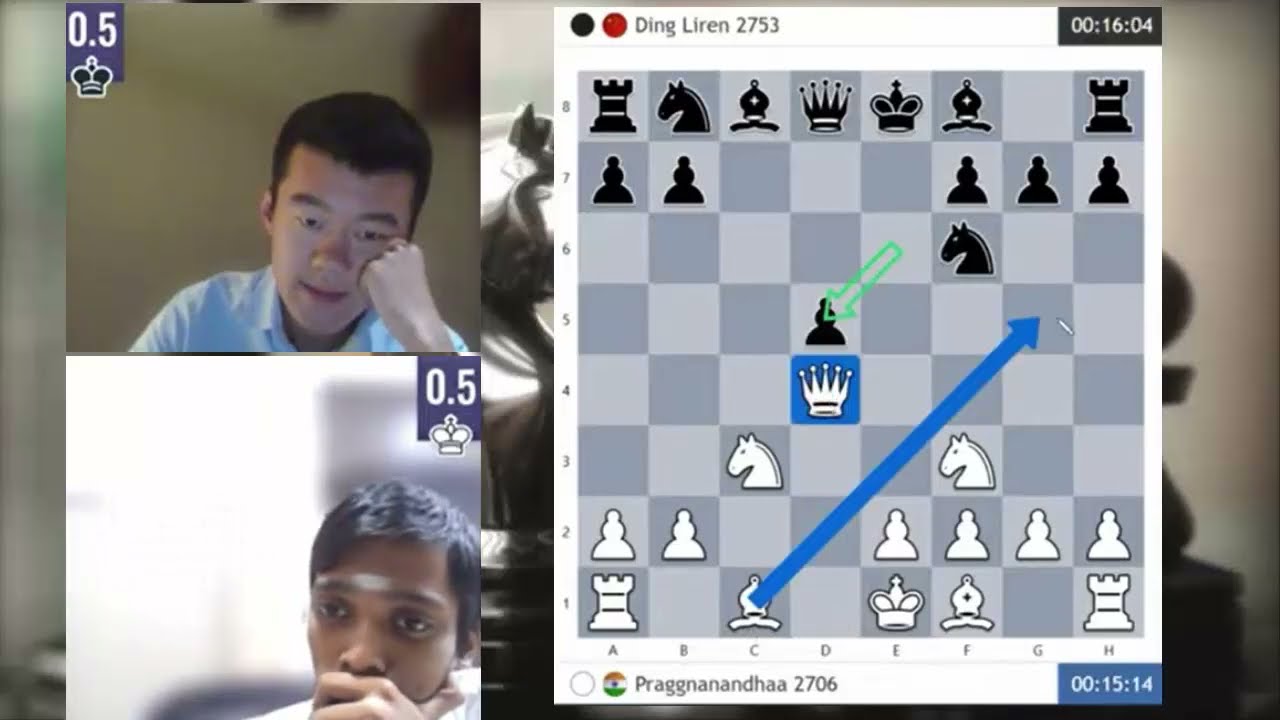 NICE ENDGAME!! Praggnanandhaa R Vs Ding Liren || Chessable Masters 2022 ...