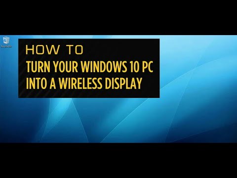 Screen Mirroring On Windows 10 : How To Turn Your PC Into A Wireless ...