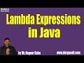 Lambda Expressions in Java || by Mr. Nagoor Babu Sir On 15-11-2018