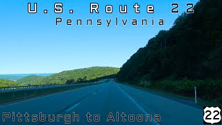 U.S. Route 22 EB - Pennsylvania - Pittsburgh to Altoona