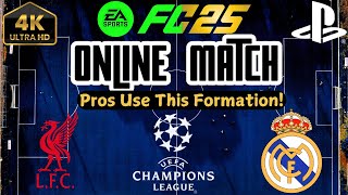 ONLINE FC 25 Season Match - FC Liverpool vs Real Madrid Champions League - Salah vs Mbappe- PS5™ 4K