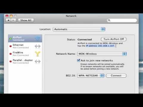 How Do I Find My IP Address In Mac OS X? How Do I Find My IP Address In Mac OS X?