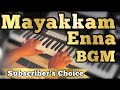 Mayakkam Enna BGM Cover | G. V. Prakash Kumar | Dhanush | Selvaraghavan | Adithyha Jayakumar