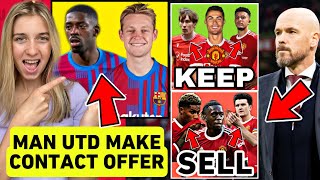 Man Utd To Offer Dembele Contract? TEN HAG Has 8 Current United Players In His Plan!